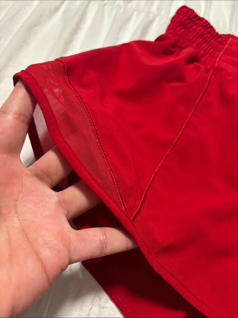 lululemon athletica Red Women's Athletic Shorts with Stanford Logo - Picture 4 of 8